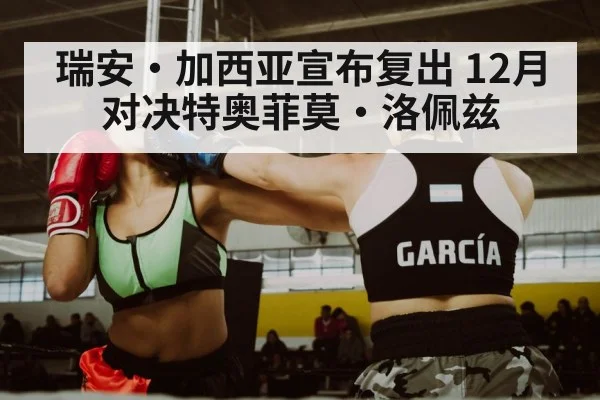 瑞安·加西亚宣布复出 12月对决特奥菲莫·洛佩兹